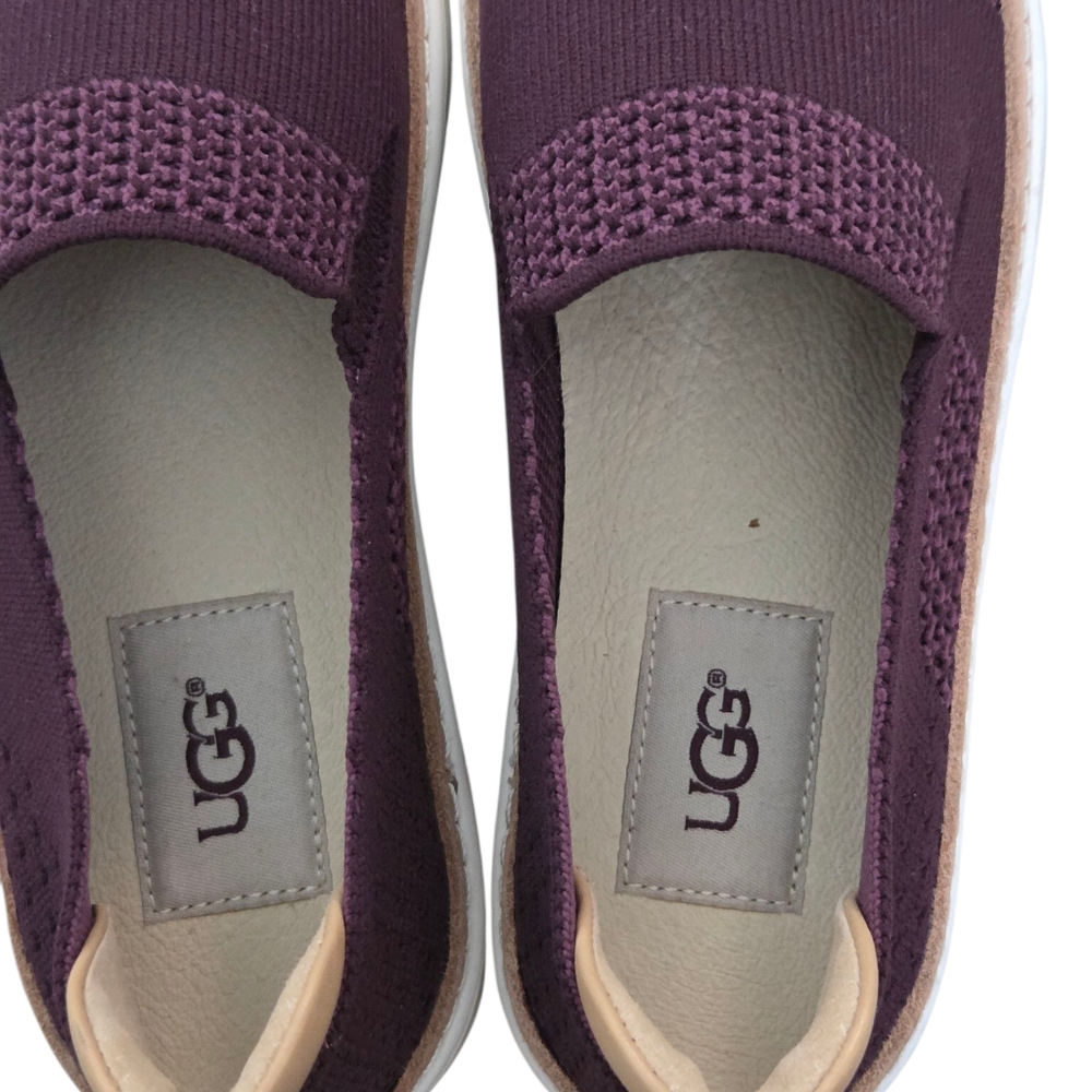 UGG Sammy Knit Sneaker Purple Sz 6 Slip-on Casual Shoe Shoes Plum - Picture 6 of 6